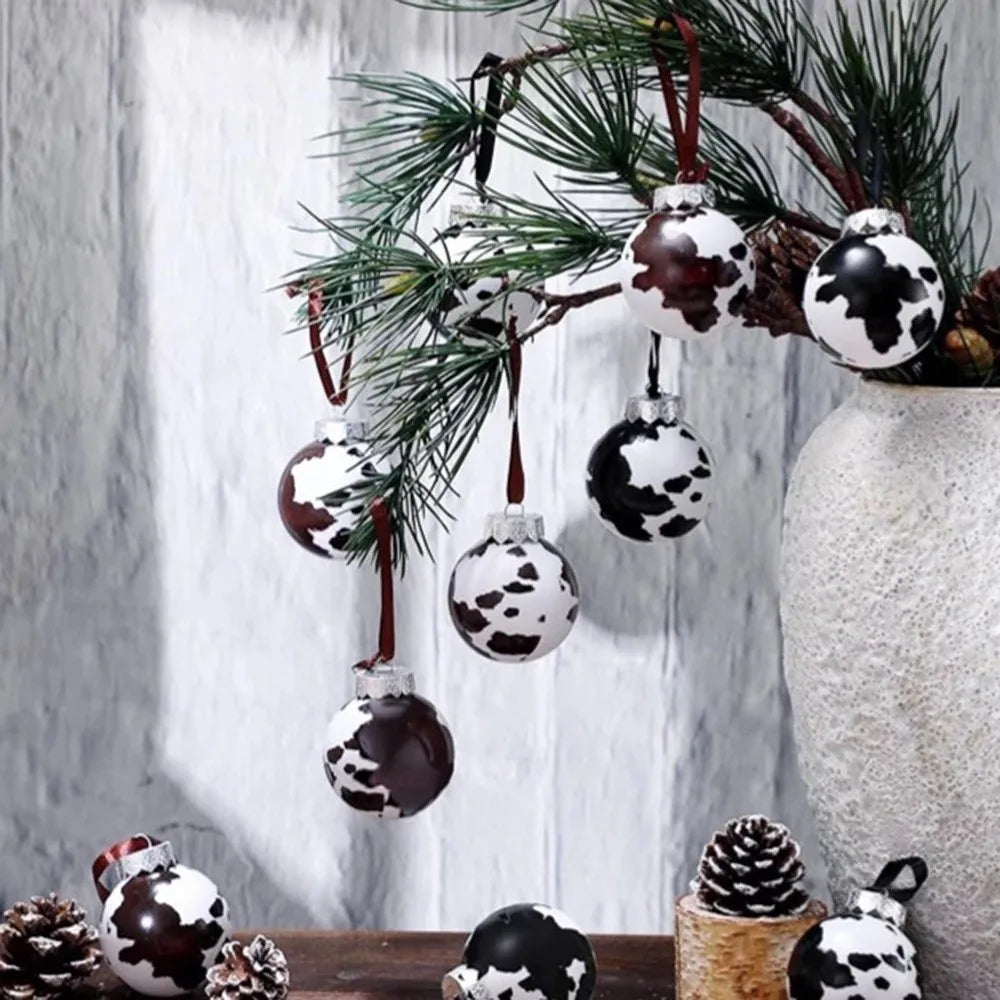 CowPrint Ball Ornament Bruchfest - Kapazität 12/24, Größe 6 cm, Leistung 0 W