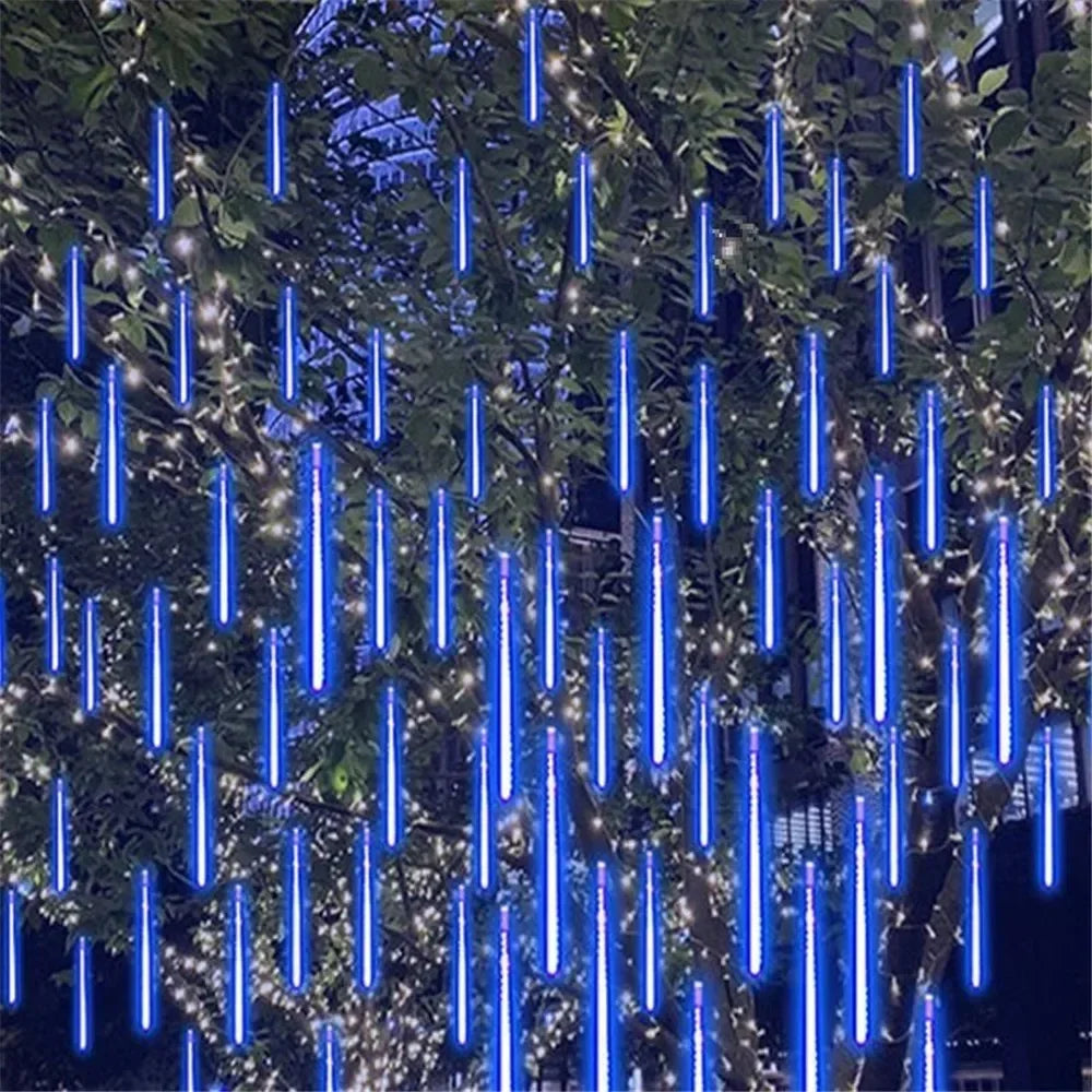 LOUCUNGAN USB Meteor Shower Lichterkette - 5V, <60 lm, Kompakt