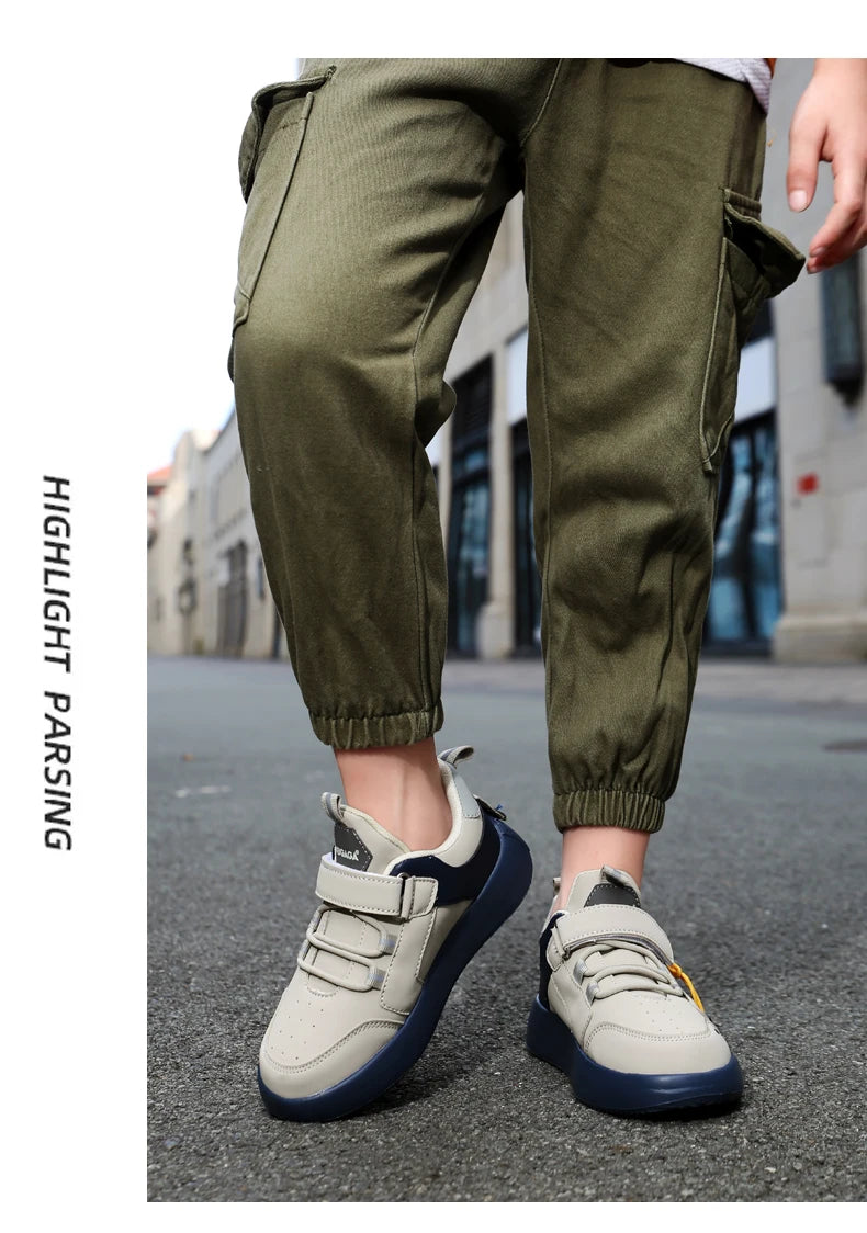 Jungen Mode Skate Schuhe 2025 - Dämpfende Sohle Fußgewölbe-Unterstützung - Plattfuß Casual Sneakers Schulschuhe
