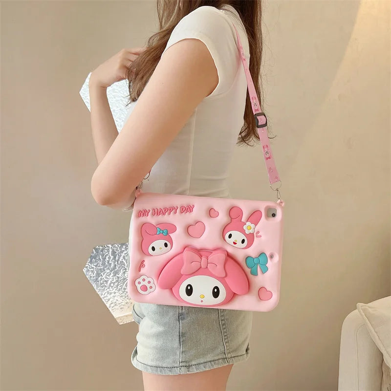 CartoonMelody 3D Hülle Stoßfest - iPad 10,2'' kompatibel