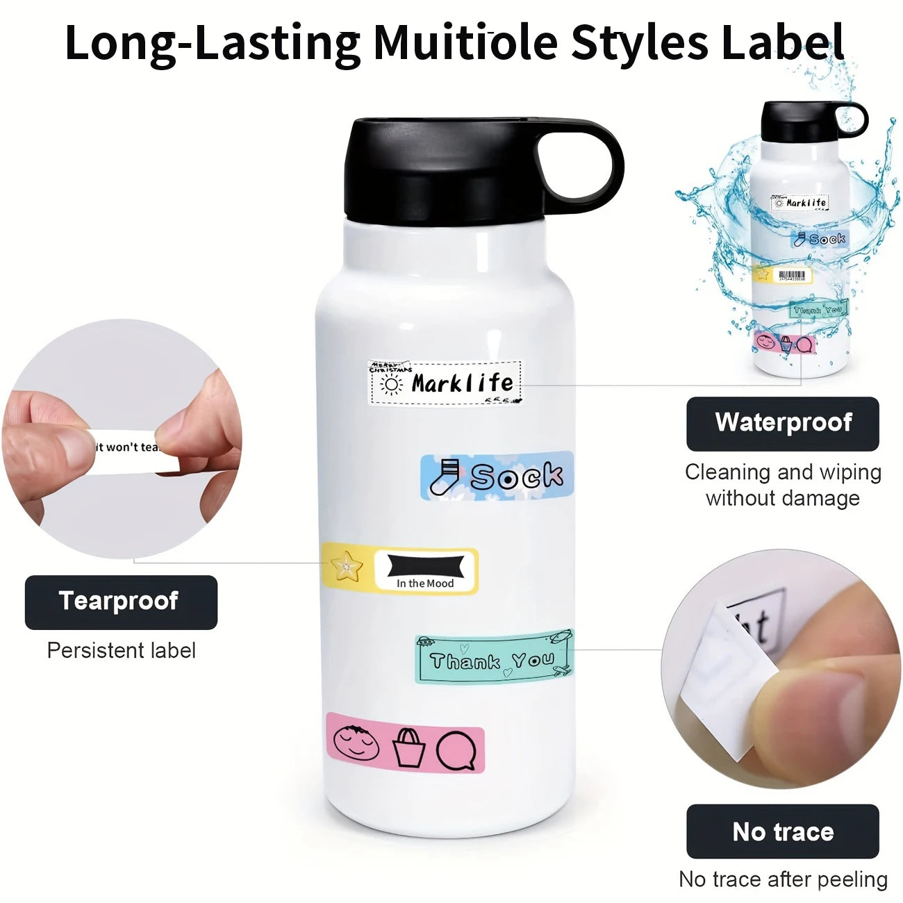Label-Drucker 2025: Marklife D110-B21-P15 Bluetooth - Thermal Self-Adhesive Collection