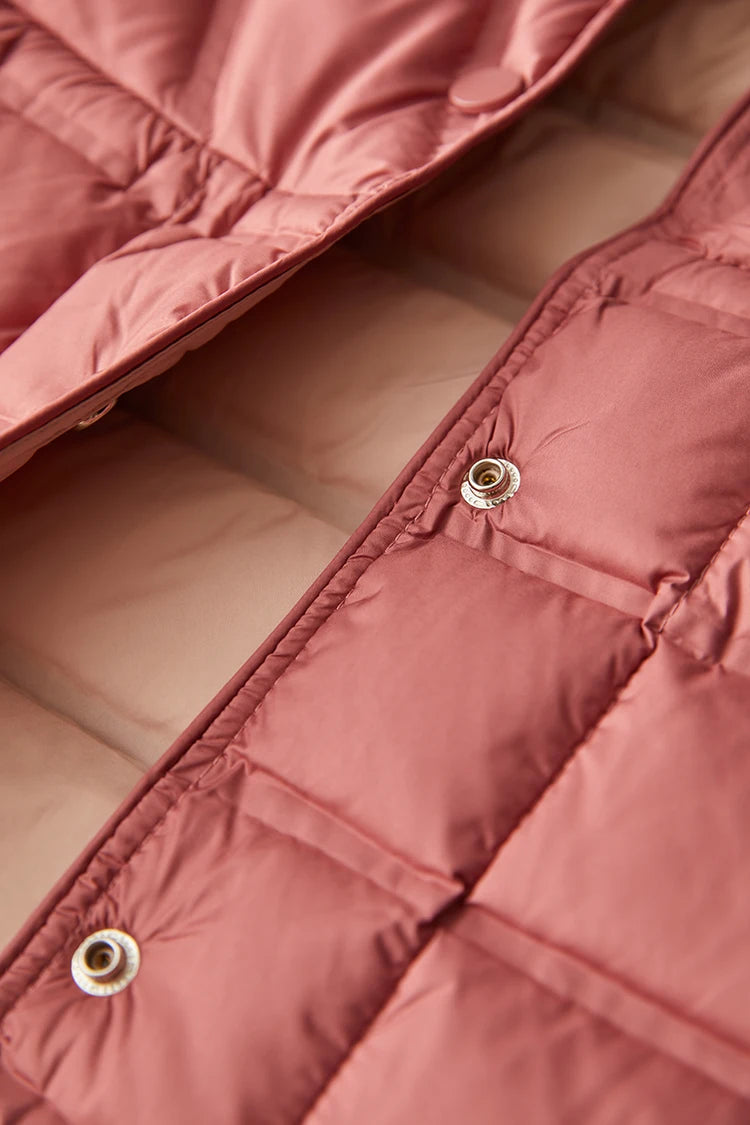 Janveny Ultralight Down Mantel - Gr M Kapuze Doppelseitig