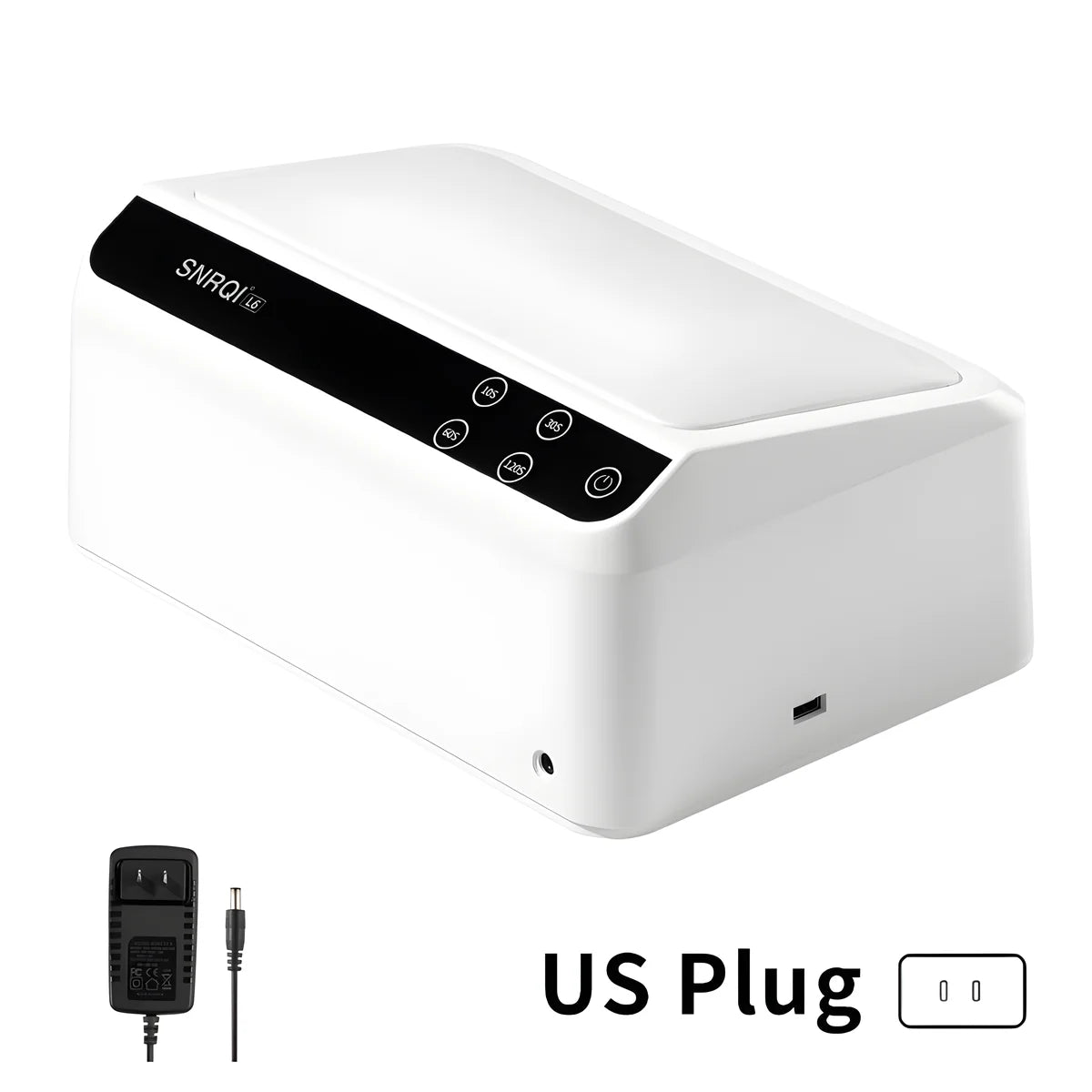 Lampă de unghii UV LED 2 în 1 cu pernă pentru braț pentru ojă gel, uscător de unghii cu lumină 72W și 4 temporizatoare pentru salon sau uz casnic