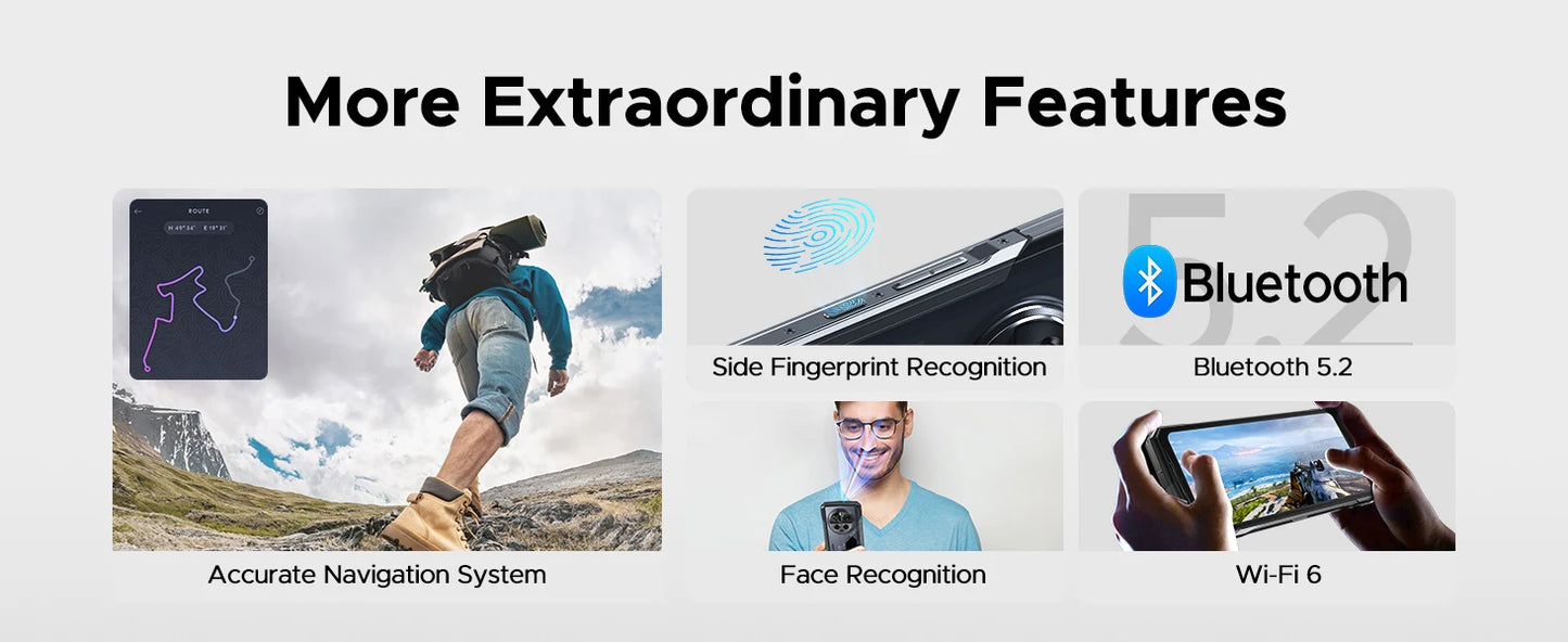 DOOGEE V40 Pro Robustes Gaming Smartphone - 8600 mAh 33W 6,78 Zoll