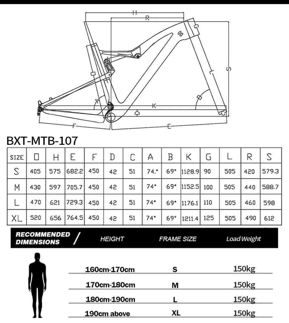 BXT 29er Carbon Vollfederung - Boost 148x12mm 100mm