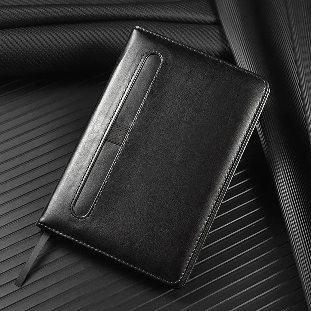 New for Hongdian A5 Notebook Business Office Notepad Student Diary Exquisite Notebook Portable Leather Thickened Customization