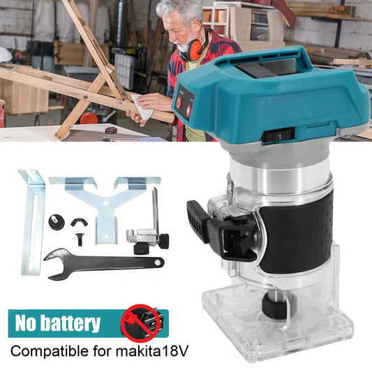 Holzfräse 2025: Brushless Electric-Trimmer Wood-Router - Makita 18V Collection