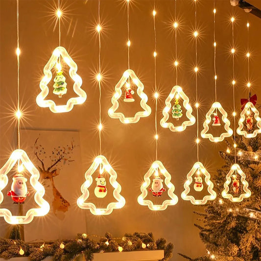Choice Weihnachts-LED-Vorhang - 3 m Länge, 20 LEDs, Warmweiß