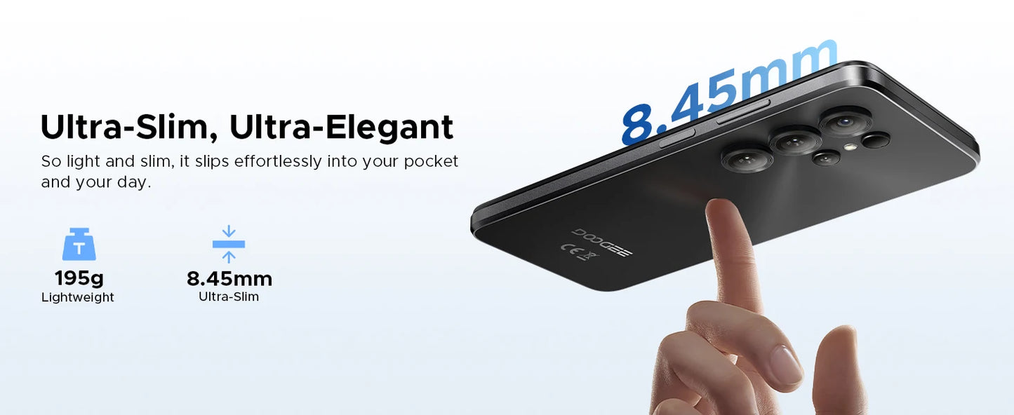 DOOGEE Note56X Pro Gemini AI - 6150 mAh Unisoc T7225 Octa Core 6,56 Zoll