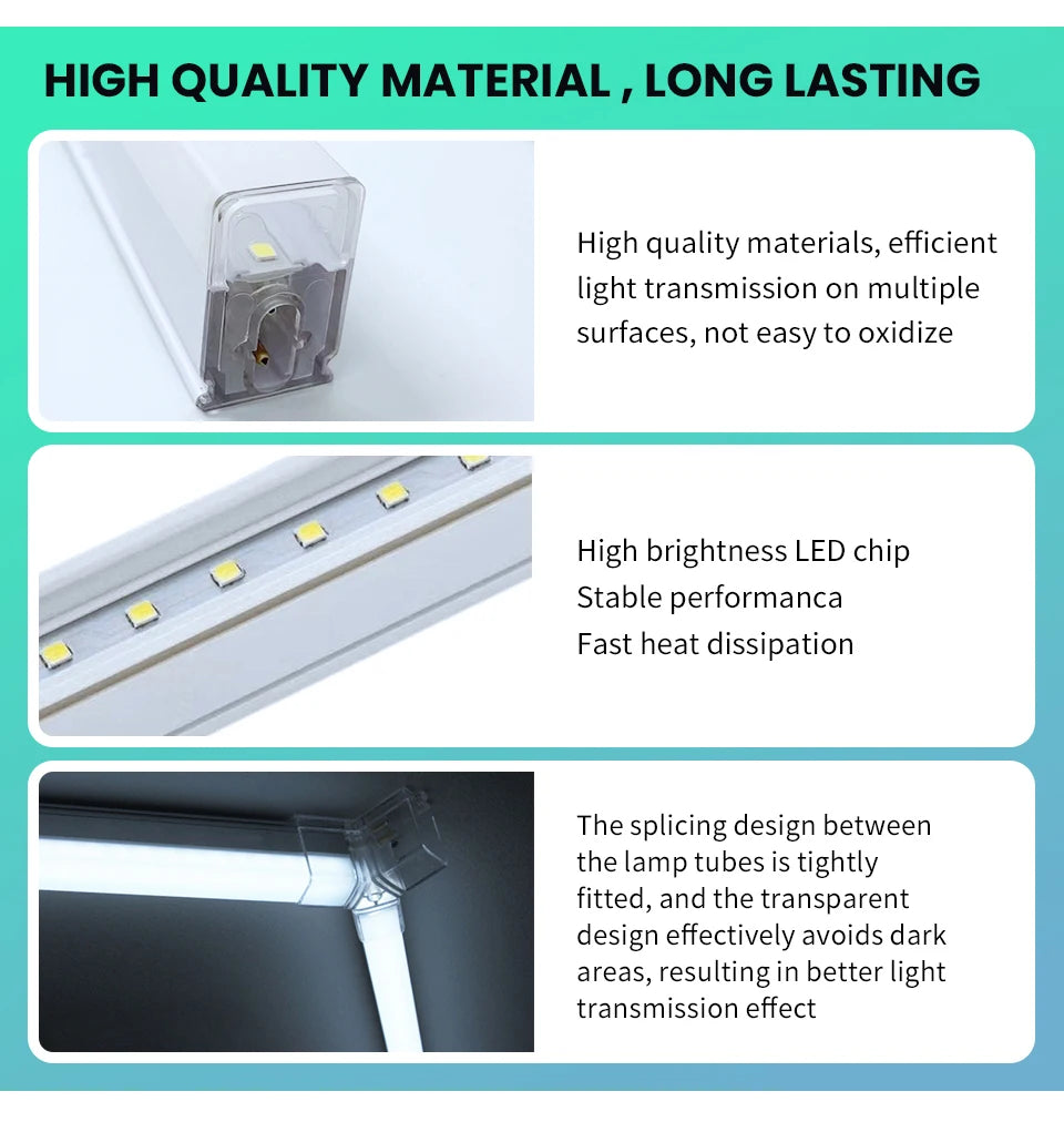 Hexagonal ceiling light BarberShop Car Garage LED Light 6500k LED tube for Gym Bar Hair Salon Library Workshop Auto Body Repair