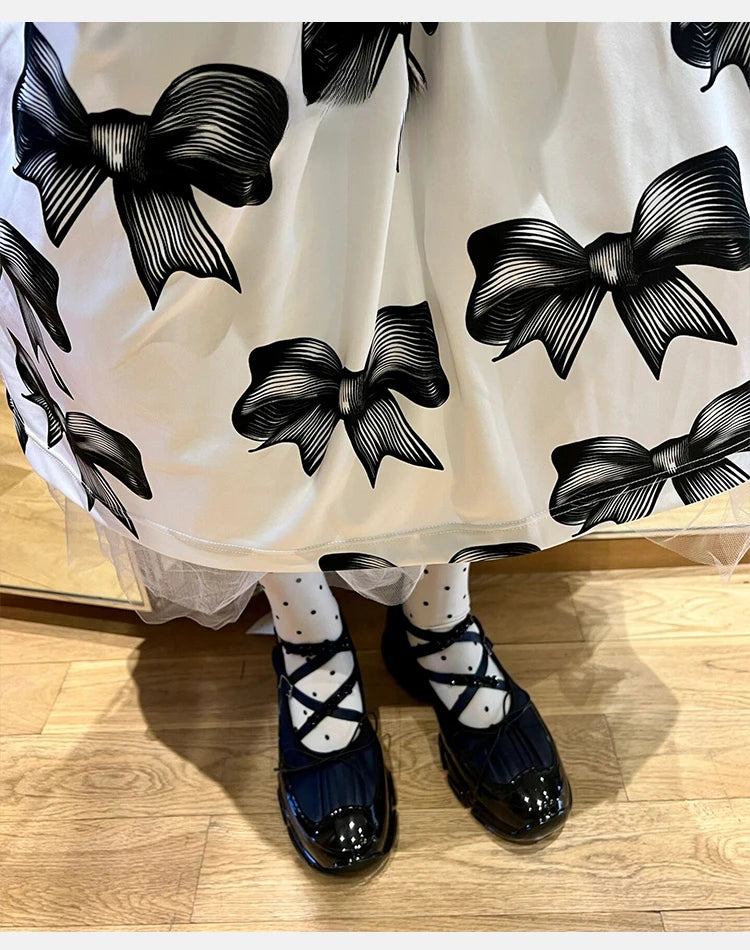 Damen Niedrige Absätze 2025 - Koreanischer Stil Perlenkette Mary Jane Flats - Party Arbeit Casual Bootsschuhe