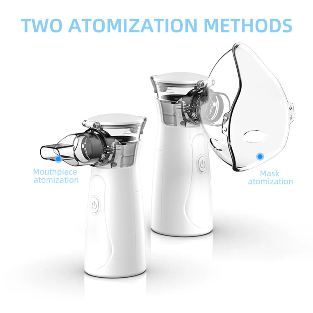 Outdoor Portable Nebulizer Silent Mesh Mini First Aid Kit Handheld Asthma Inhaler Atomizer Kids Adult Saving Emergency Machine