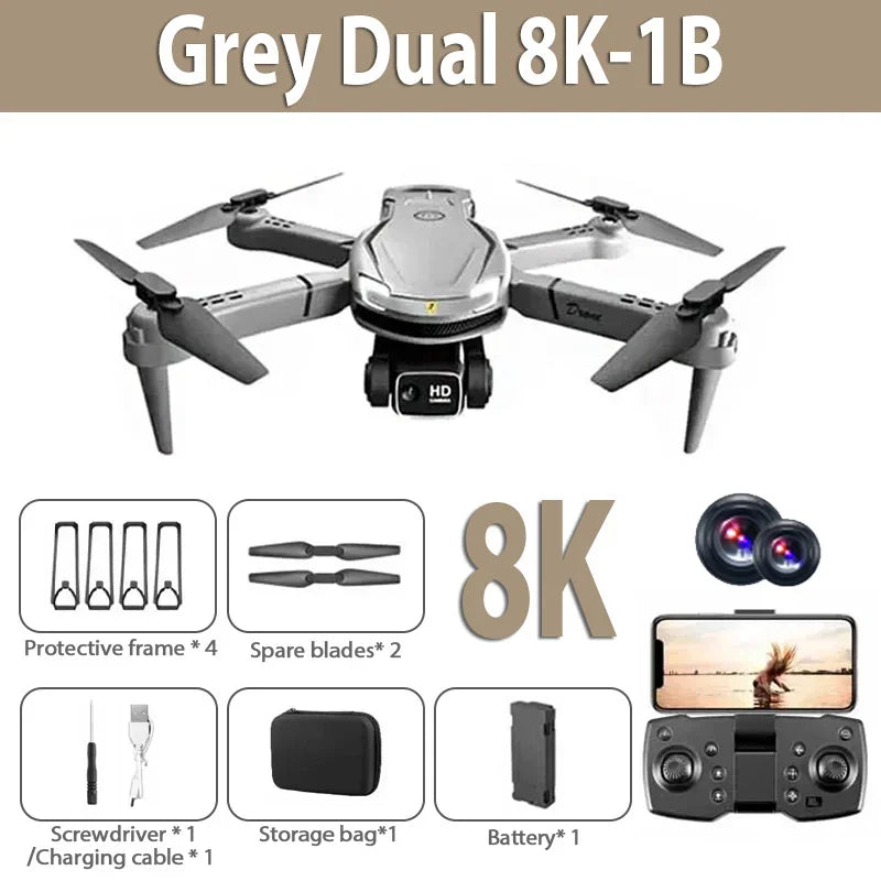 Original V88 Drohne 8K 5G GPS Profi-HD-Luftbildfotografie Ferngesteuertes Flugzeug HD-Dual-Kamera-Quadcopter-Spielzeug-UAV