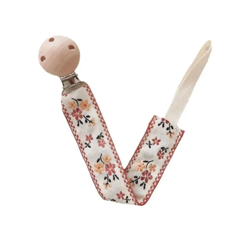 Hign-concerned ANZLI Retro Schnullerhalter - Baumwolle 0-36M