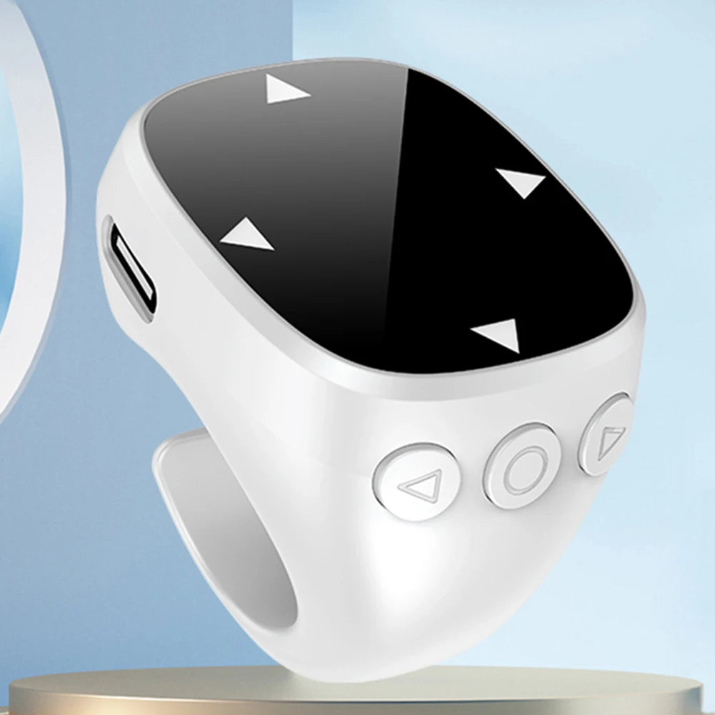 For Tiktok Fingertip Remote Scrolling Ring Wireless Bluetooth Remote Control Camera Shutter Selfie Video Controller for iPhone