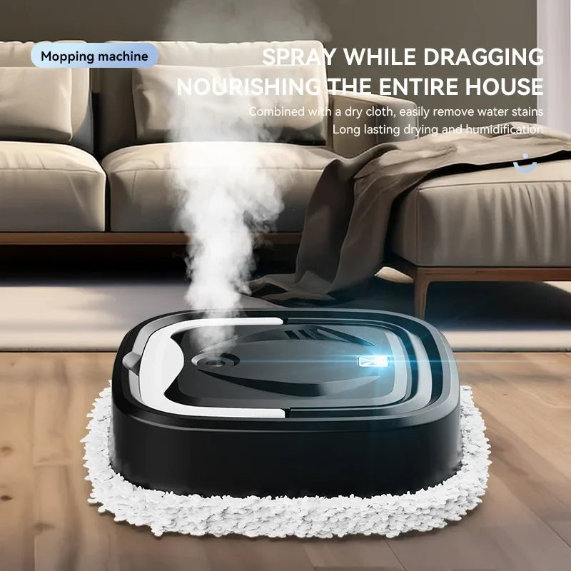 Household Electric Vacuum Cleaner Wireless Sweeping Robot Rotating Strong Cleaning Humidification Spray Dry and Wet Sweeping
