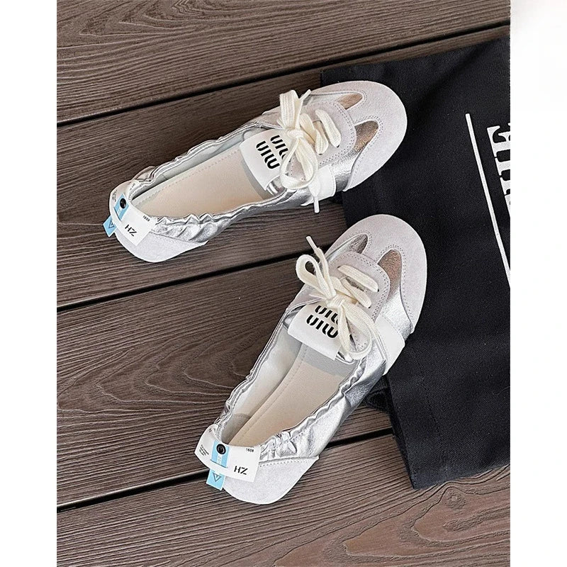TrendSneak Canvas Sneakers Atmungsaktiv - Schnürung, Flach