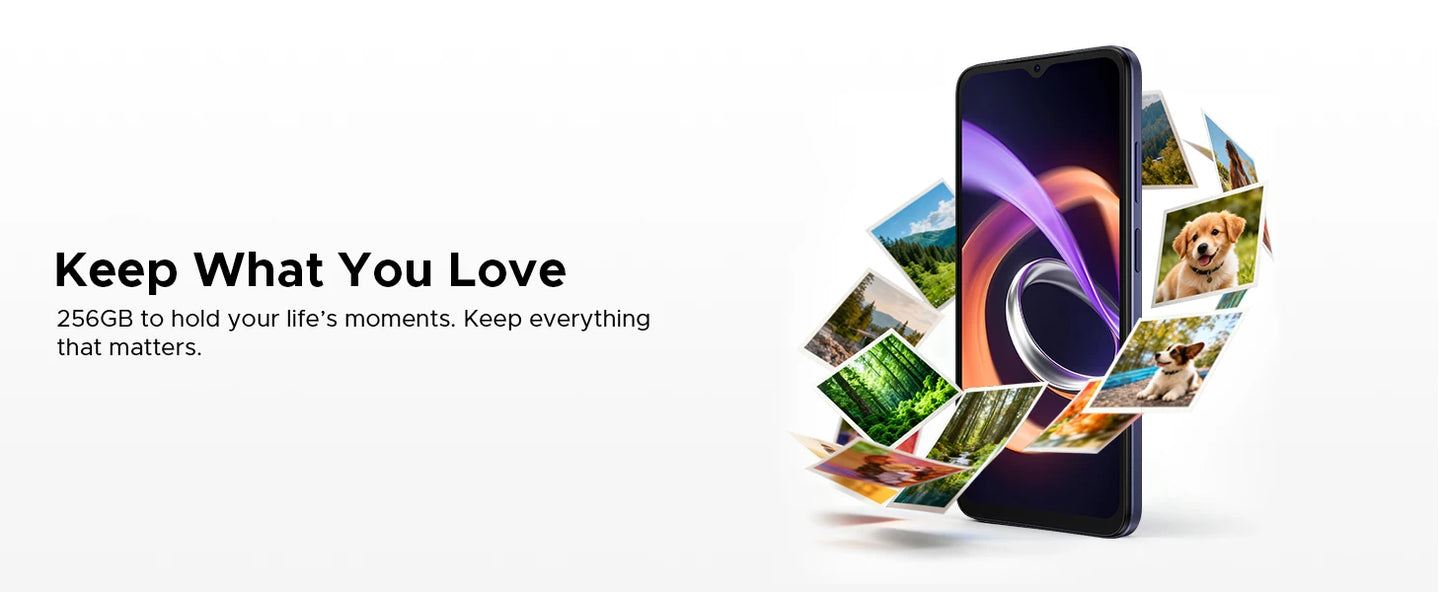 DOOGEE Note56 Plus Großer Akku - 6150mAh, 18W, 163,8x75,8x8,45mm