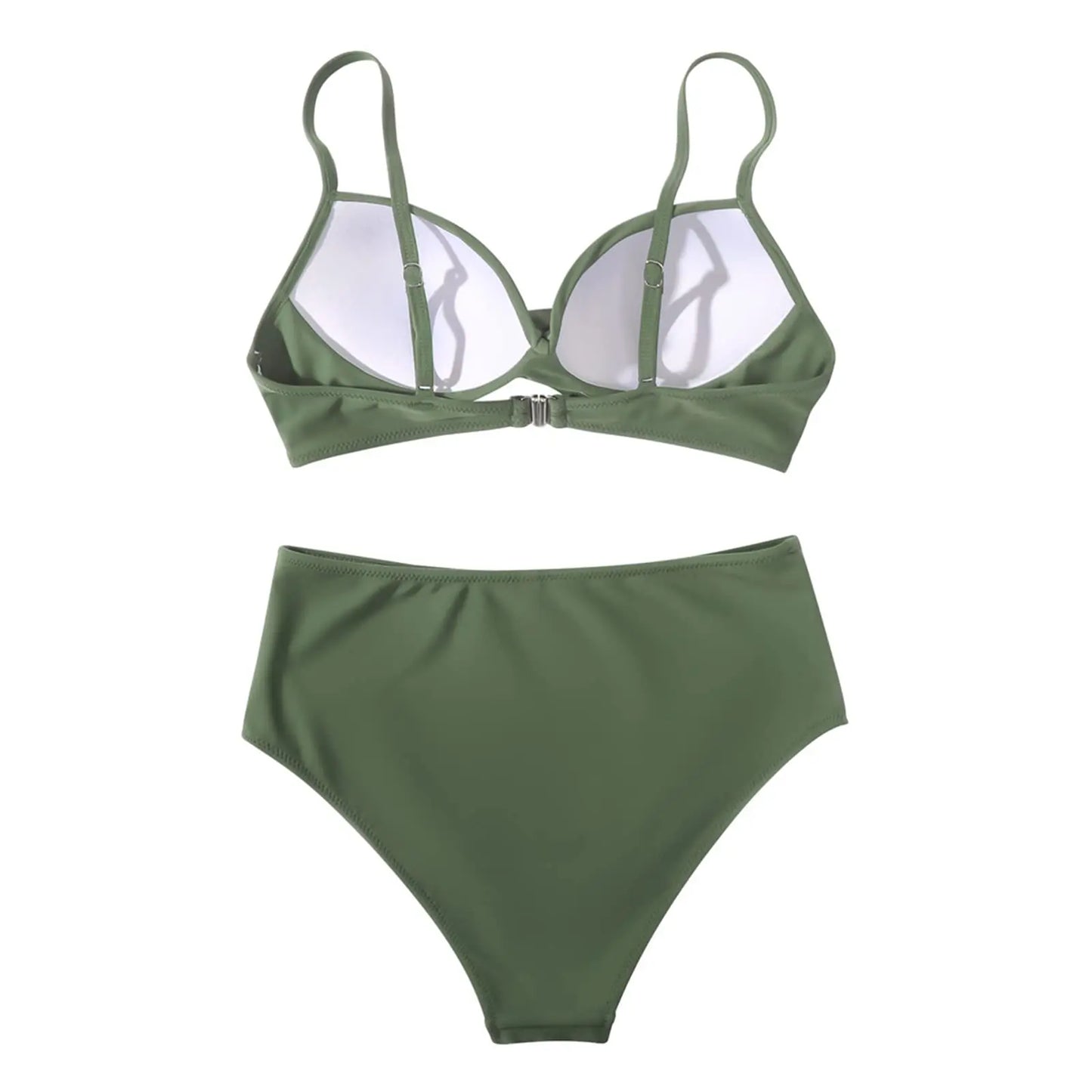 Vintage High Waist Bikinis: Push Up Schwimmbekleidung Bedruckt - Frauen Schwimmanzug Damen Strandmode Sommer Bademode Retro-Charme