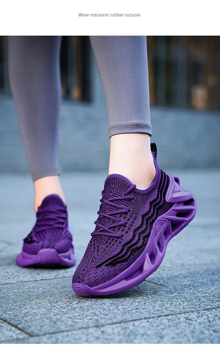 Herren Sneakers Leicht Laufschuhe Atmungsaktiv Mesh Komfortabel EVA Dick Sohle Rutschfest Tennis Walking Weiß Schuhe Für Männer