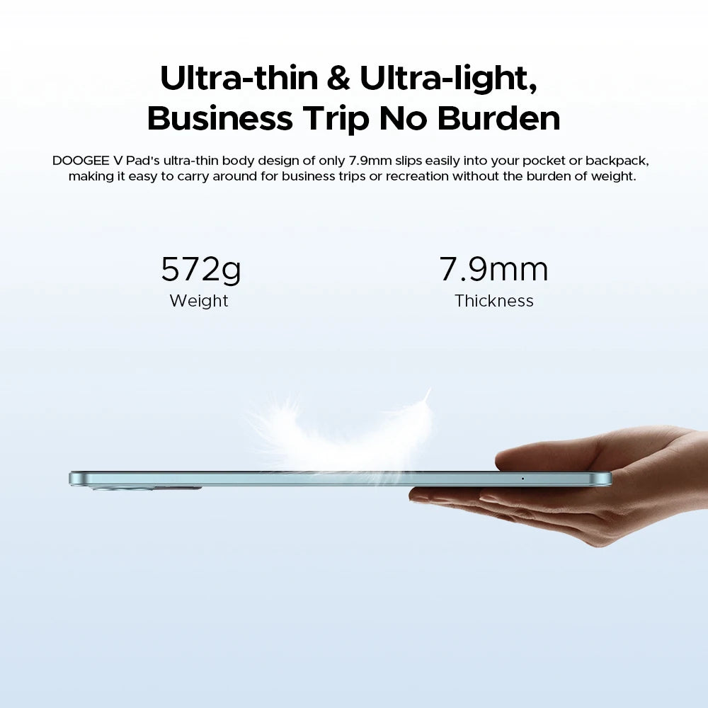 DOOGEE V Pad 5G Tablet - Speicher 256GB ROM Akku 8800mAh 12 Zoll