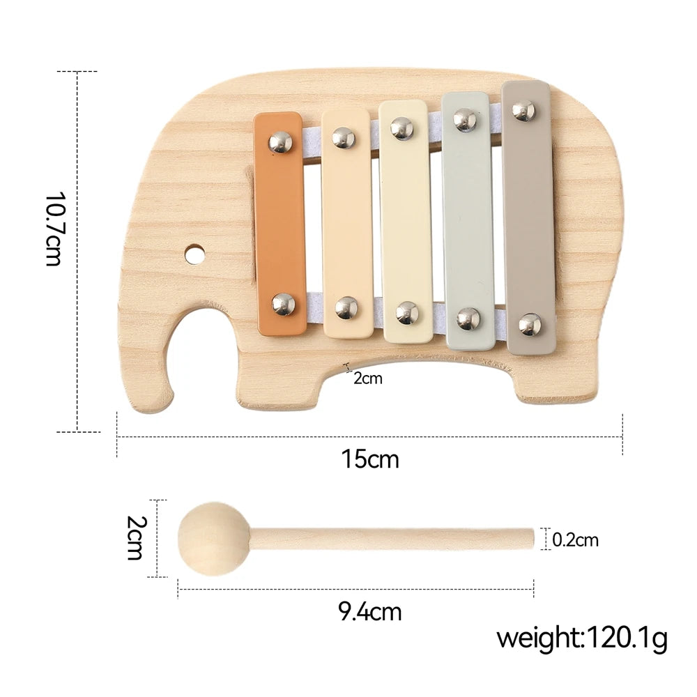 Music Toys for Children Music Instruments Girl Toys Wooden Cartoon Educational Instruments Children's Toys Games for Children