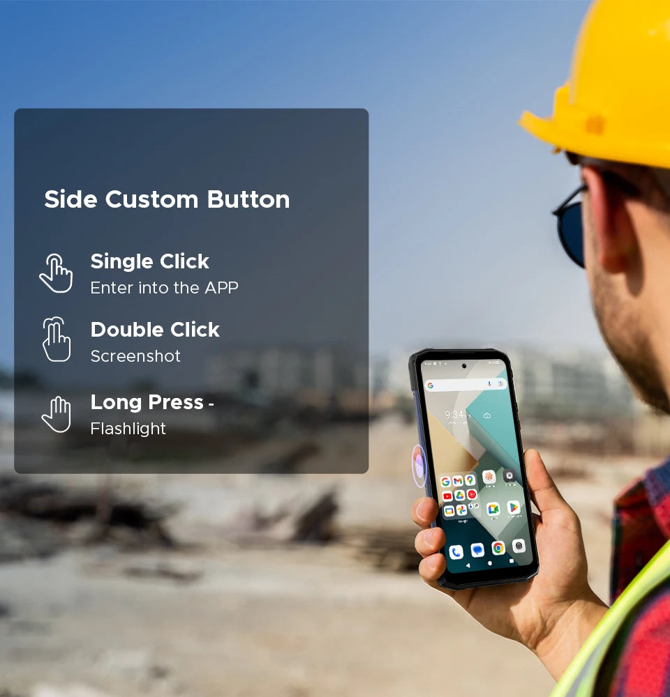DOOGEE Blade20 Robustes Gemini AI Smartphone - 10300mAh 6,6 Zoll 18W