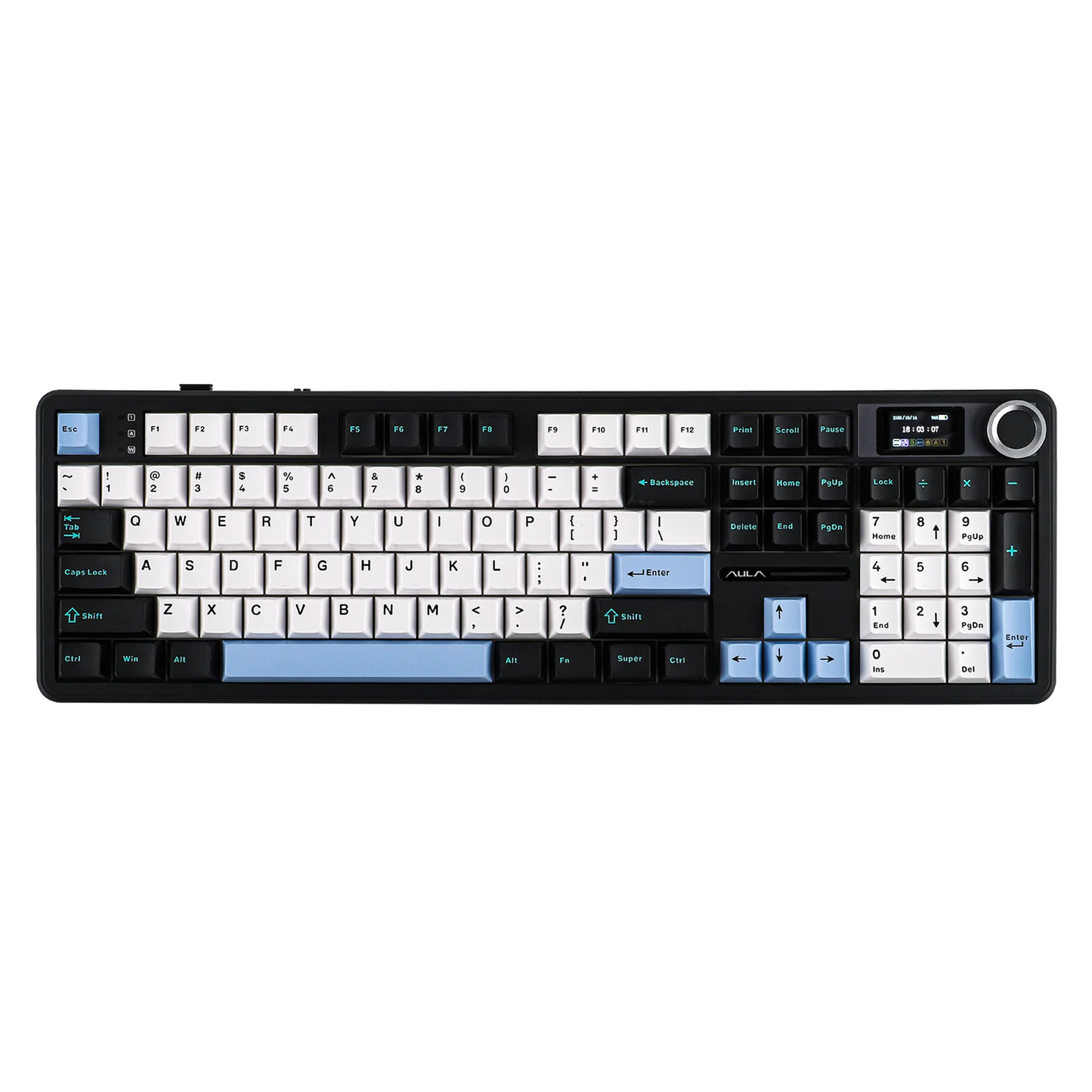 Gaming-Tastatur 2025: EPOMAKER X AULA F108 PRO Full Size 100% ANSI Layout - Hot Swap Wired/2.4GHz/Bluetooth Wireless Mechanical Keyboard RGB Backlight Collection