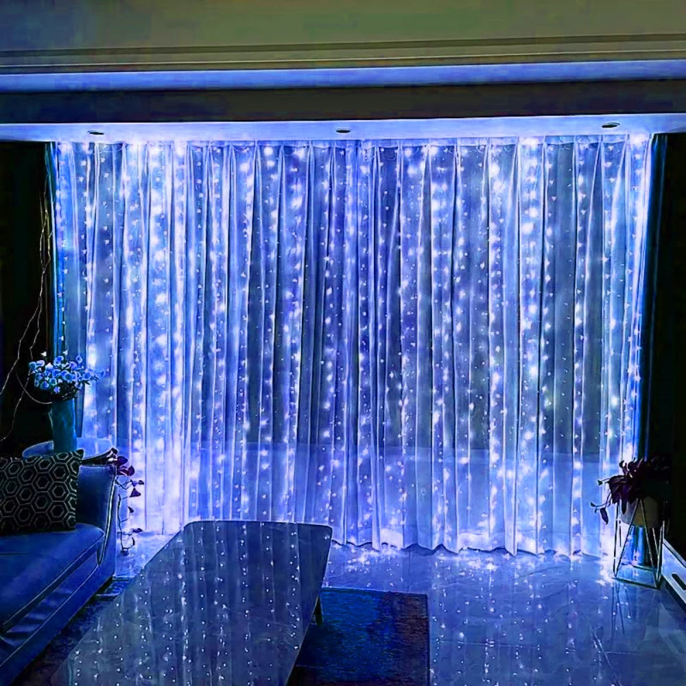 FairyLights CurtainLights Fernbedienung - Länge 3 4 6 m, USB, <60 lm