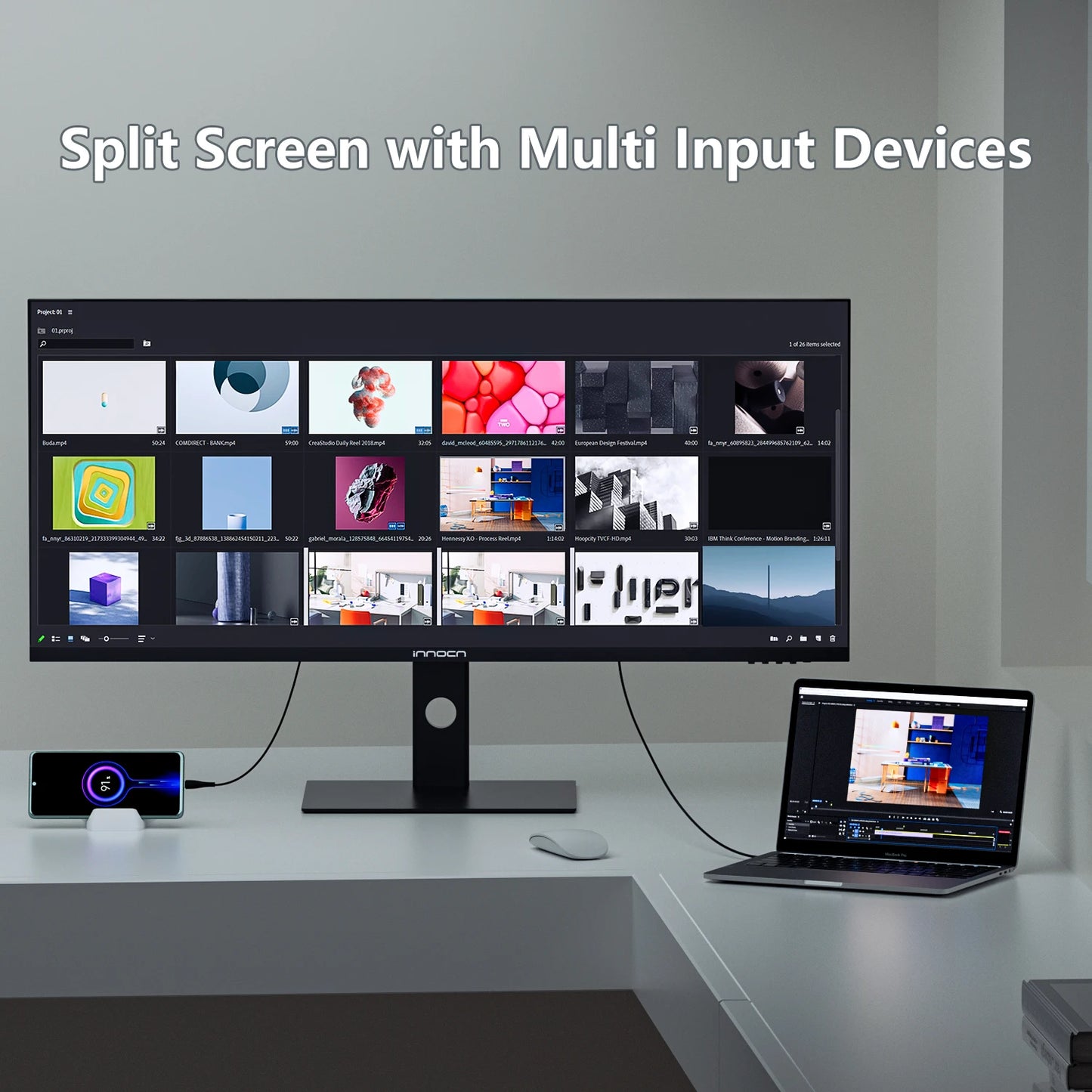 INNOCN 40C1R Ultrawide Monitor - 40" WQHD 3440x1440 144Hz