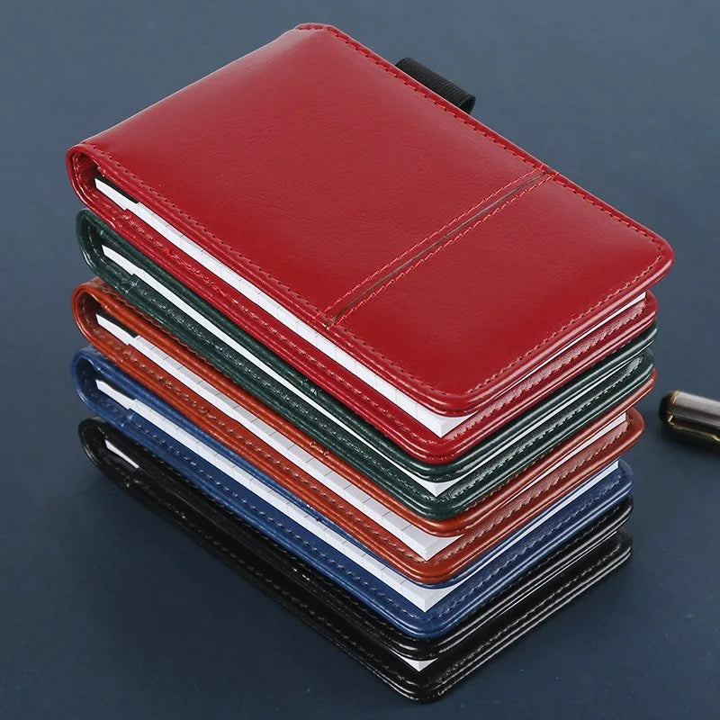 Portable PU Leather A7 Multifunctional Notebook Business Office Notebook with Calculator