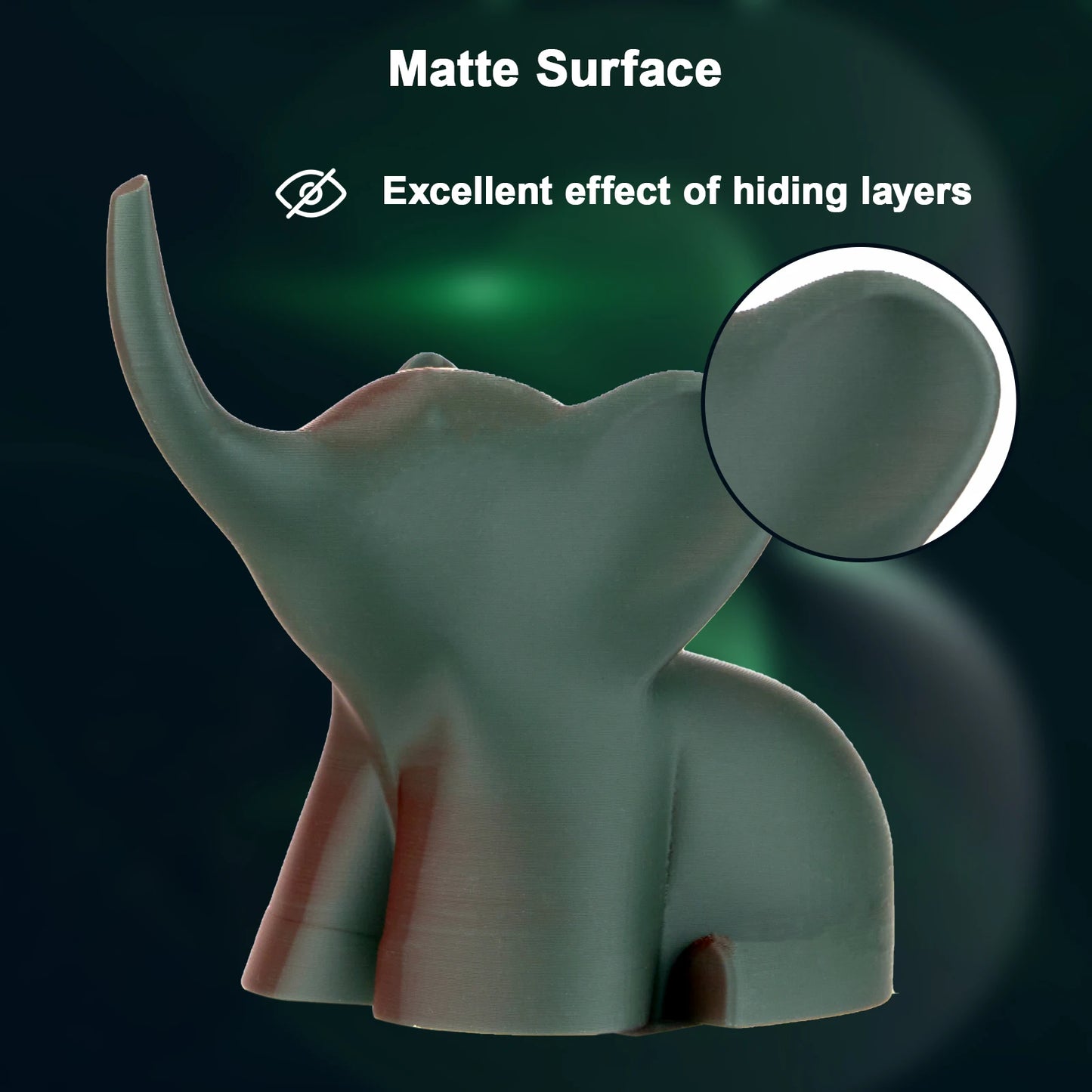 ERYONE Matte Dual Color PLA - 1,75 mm 1 kg Toleranz 0,03 mm