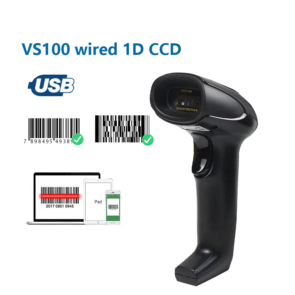 CHIYI Scanner 1D 2D Handheld Bluetooth - 300x300 100Hz A6