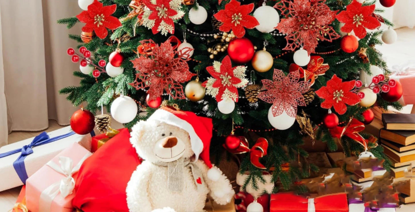 FestivaDecor DekoSet Weihnachtsdeko - 12/24/36 Kunststoff