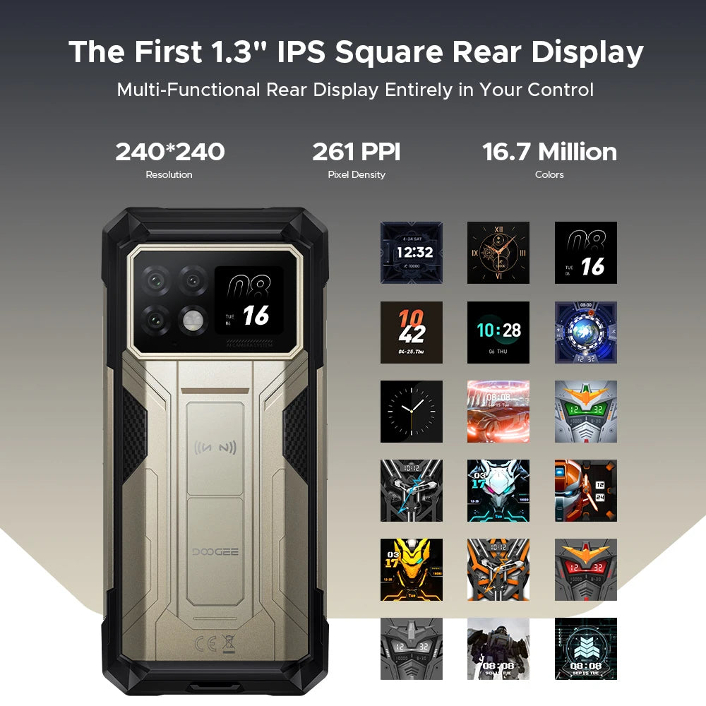 DOOGEE S200 Max Outdoor 5G - 22000 mAh Akku, 66 W, 6,72 Zoll