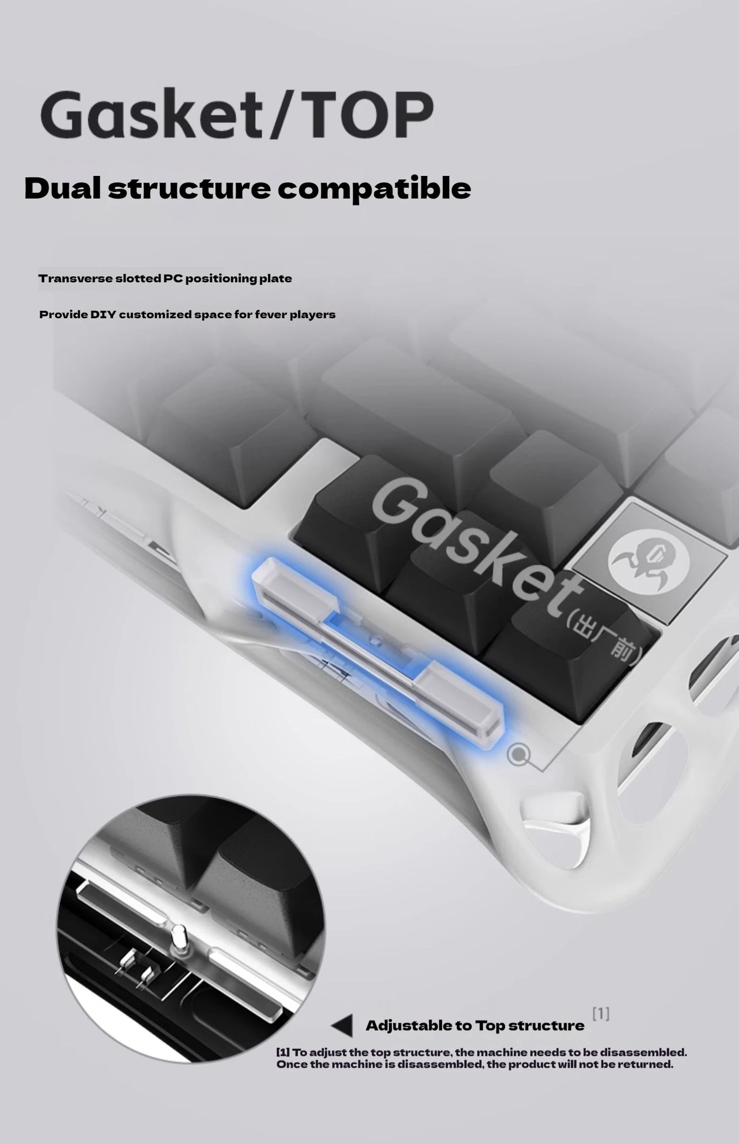 Gravastar 75k1 Mechanische Tastatur - RGB, BT, Alu, 2.4G