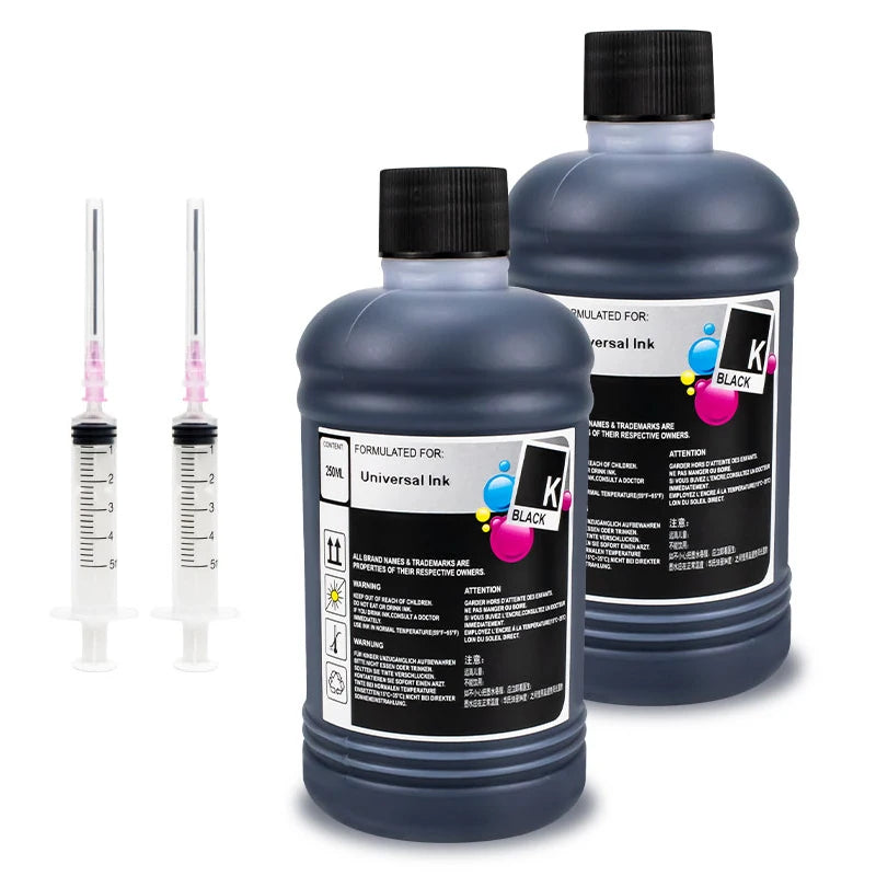 FANHANG 250ml Nachfülltinte Kompatibel - Spritze HP Canon