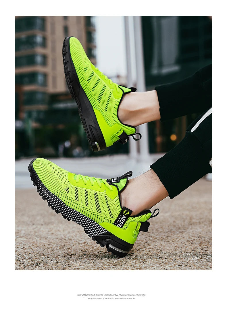 Herren-Laufschuhe 2024: MAEDEF Neue 2024 Männer Laufen Schuhe Atmungsaktiv Outdoor Sport Schuhe Leichtgewicht Sneaker für Männer Komfortabel Athletisch Training Fußbekleidung Kollektion