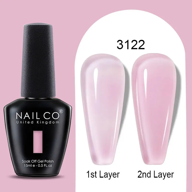 NailCO Gel Nail Polish Nail Art Translucent Vernis Semi Permanent UV LED Lamp Gel Manicure for Gel Polish Nail Glue Productos
