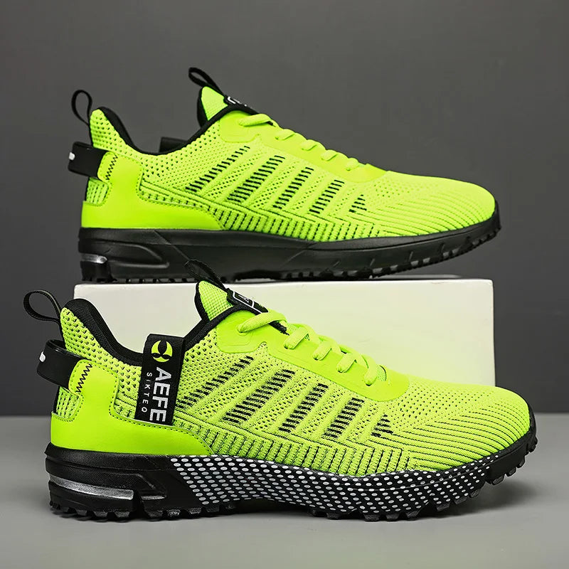 Herren-Laufschuhe 2024: MAEDEF Neue 2024 Männer Laufen Schuhe Atmungsaktiv Outdoor Sport Schuhe Leichtgewicht Sneaker für Männer Komfortabel Athletisch Training Fußbekleidung Kollektion