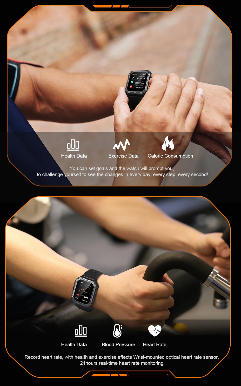 C20Pro Sports Smart Watch Männer Bluetooth Anruf Smartwatch IP68 Wasserdicht Multi Sports Mode Gesundheitsüberwachung Militär Smartwatch