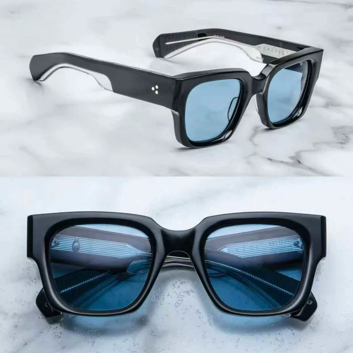 Jacques Marie Mage ENZO retro bold sunglasses new solid colorways