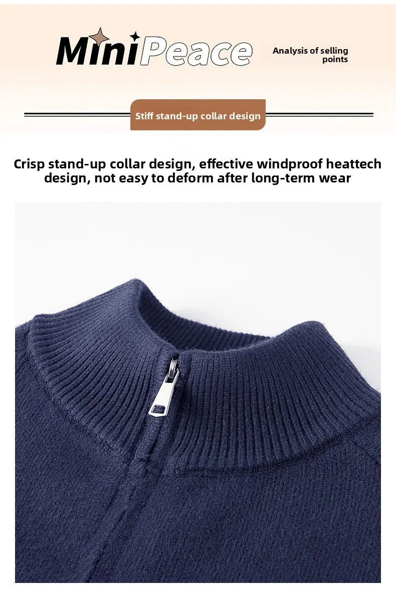 Choice M6001 Strickcardigan Stehkragen - Größe M, Polyamid