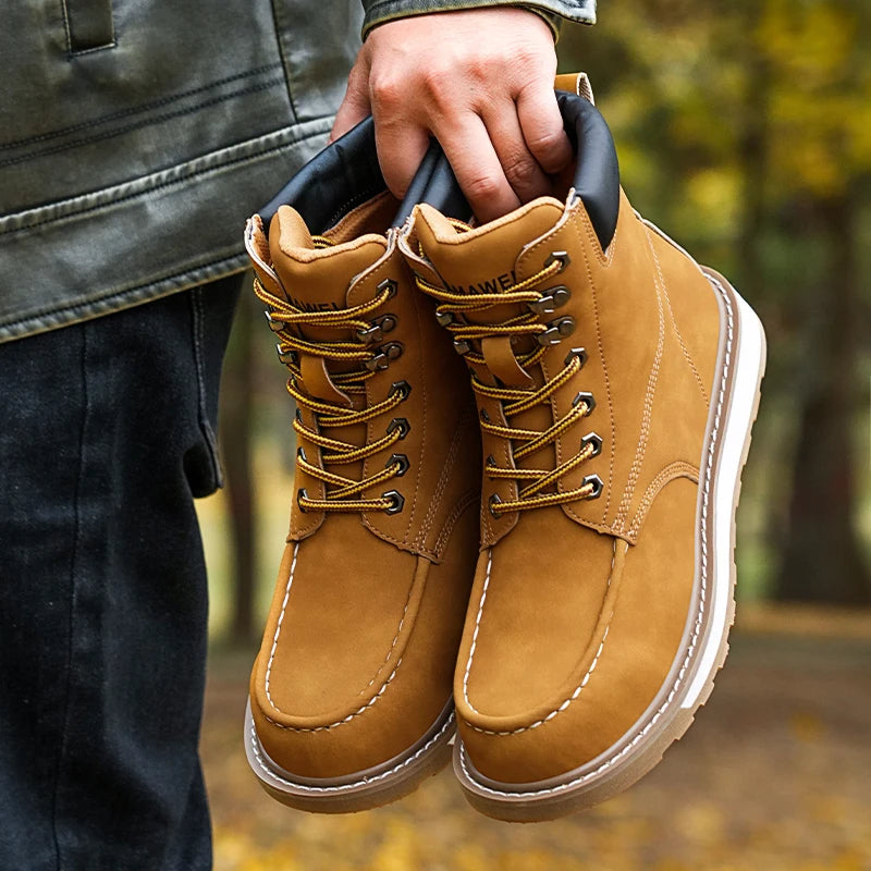 Încălțăminte de siguranță CN Zhejiang, rezistentă la impact și perforare - Mărimea EU 41-46, închidere cu șireturi, până la gleznă