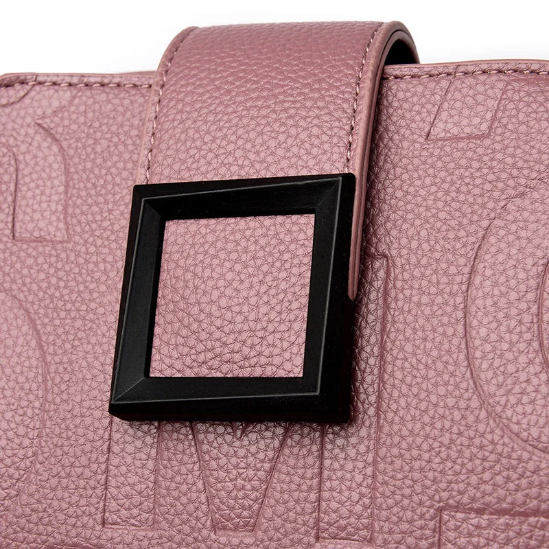 Fashion Women's Square Buckle Crossbody Bag Casual Shoulder Crossbody Bags Ladies Luxury Designer Large Capacity Travel Handbag