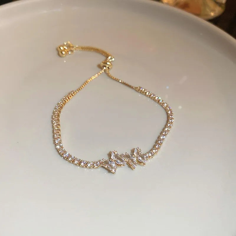 Wellen Geometrie Verstellbar Armband Bangle Luxus Mode Strass Kristall Armbänder Frauen Hochzeit Handgelenkband Schmuck