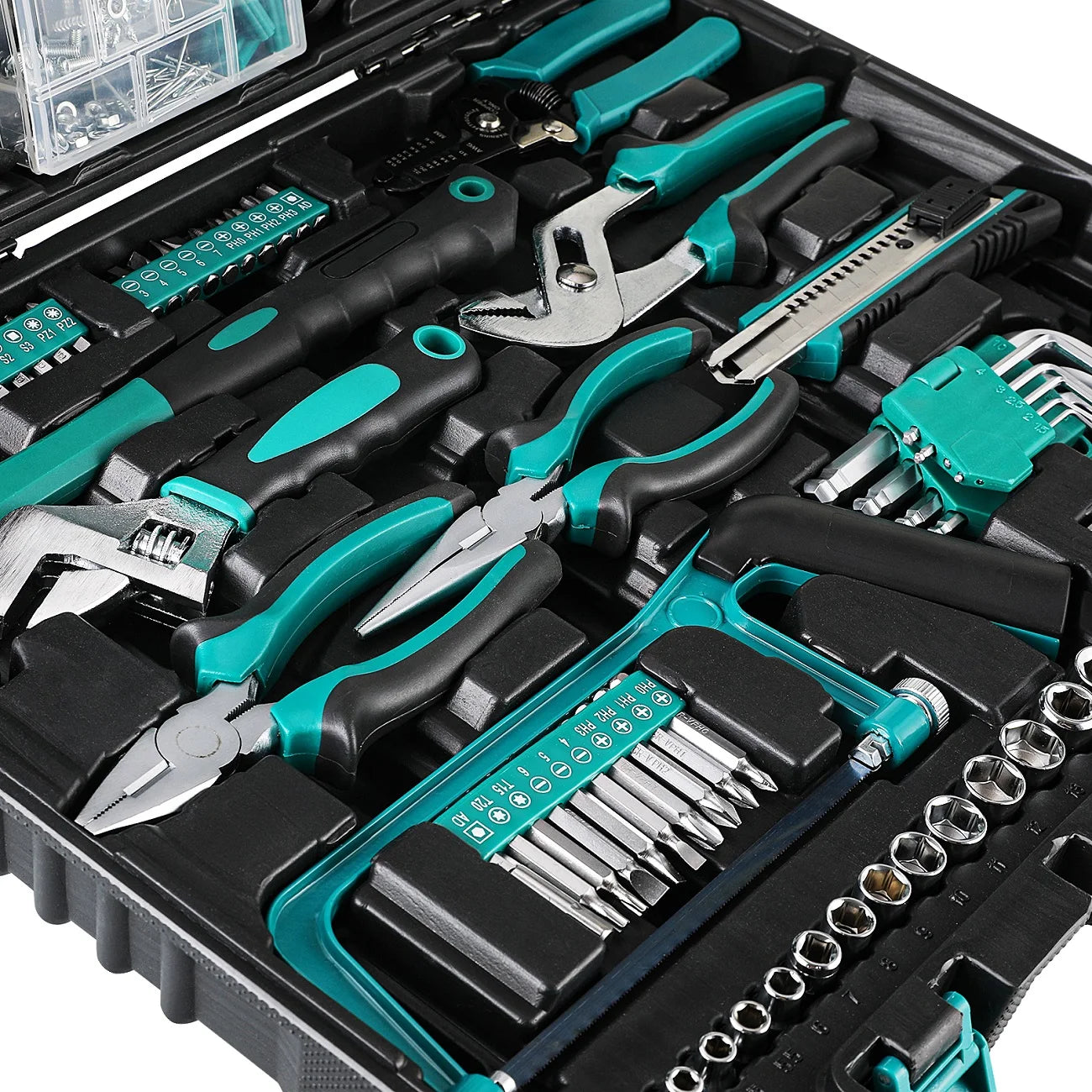 198-teilig Auto-Reparatur-Werkzeug-Set mit Koffer