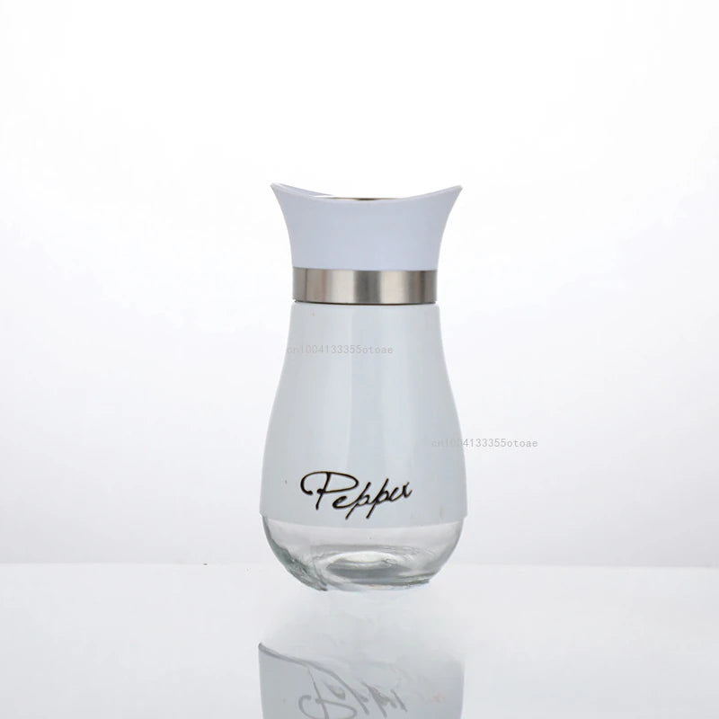 MOONBIFFY Gewürzstreuer Glas - 250ml, Edelstahldeckel