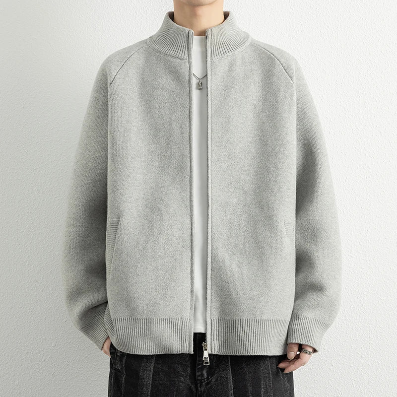 Choice M6001 Strickcardigan Stehkragen - Größe M, Polyamid