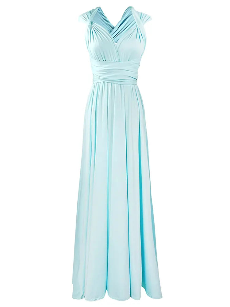 Sexy Women Boho Maxi Club Dress Red Bandage Long Dress Party Multiway Bridesmaids Convertible Infinity Robe Longue Femme